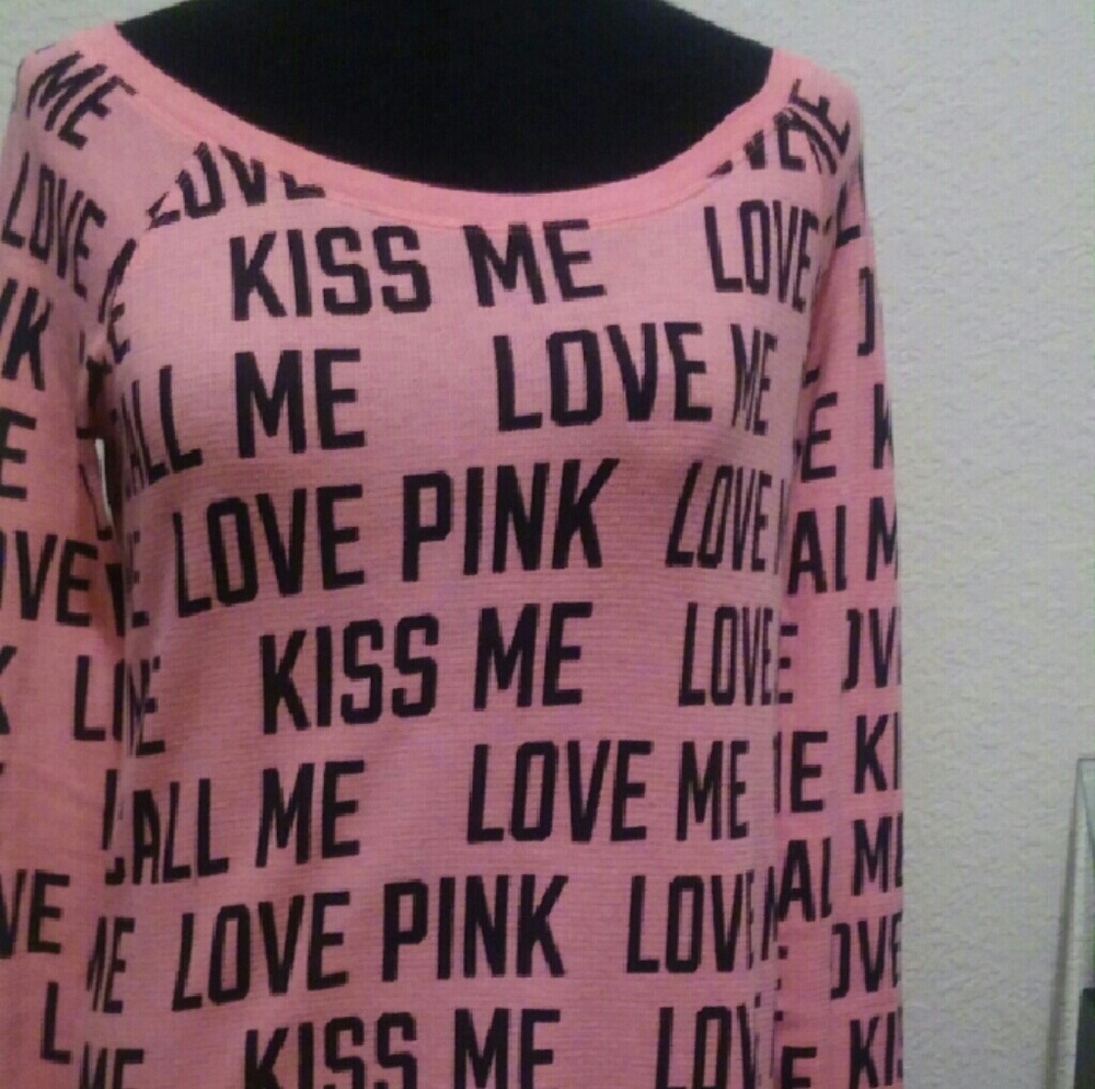 Vs pink pj top