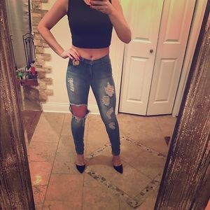 Brand new FashionNova high waist jeans
