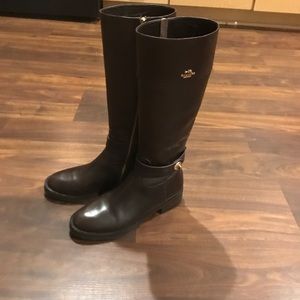 Coach Leather Riding Boots