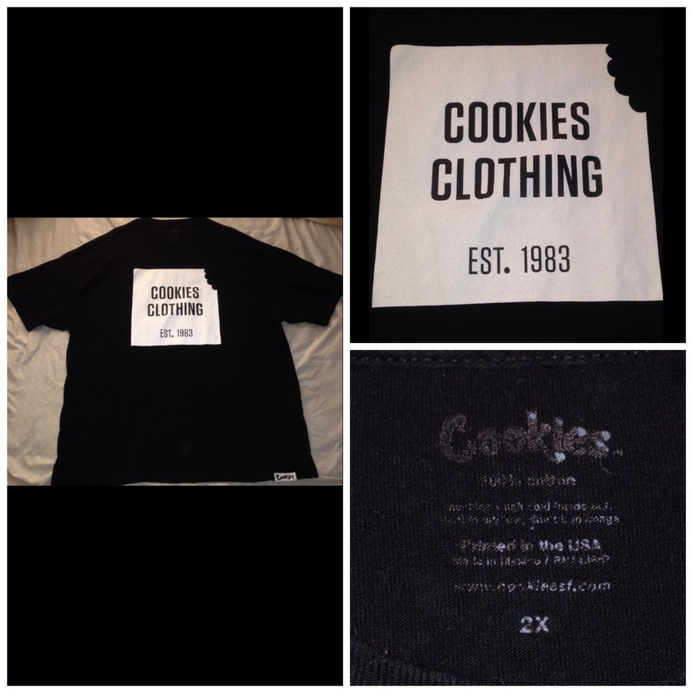 Size 2X Cookies shirt
