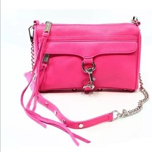 Rebecca Minkoff HOT PINK mini MAC Crossbody $195