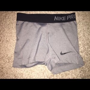 Grey Nike Pro Shorts!