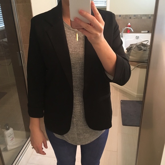 Black boyfriend blazer - Picture 3 of 8