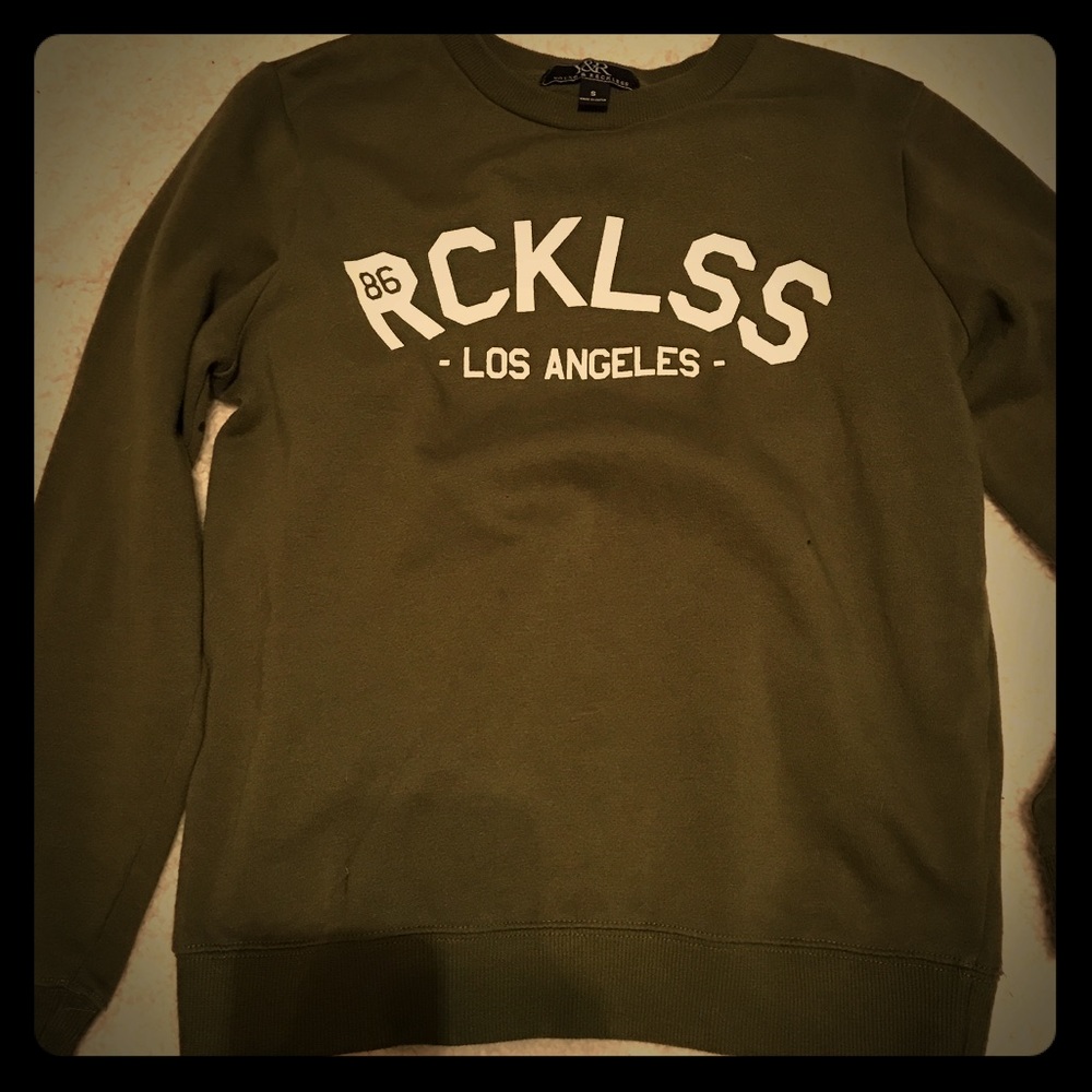 Young & reckless crewneck sweatshirt