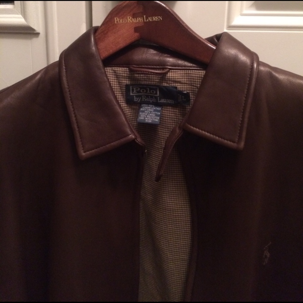 MENS BROWN LEATHER JACKET