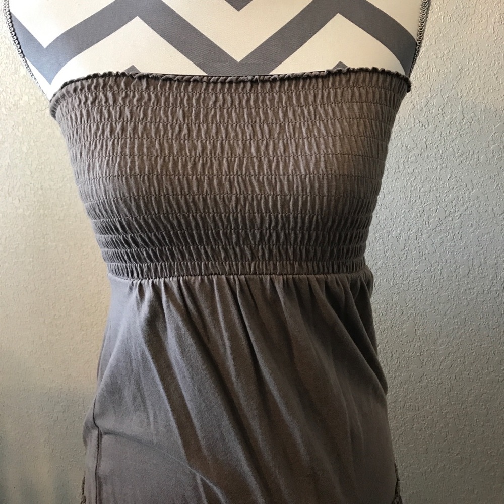 Cute little strapless sun dress