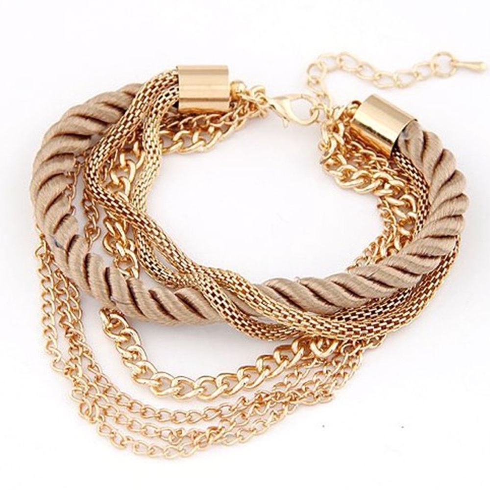Gold Multilayered Bracelet