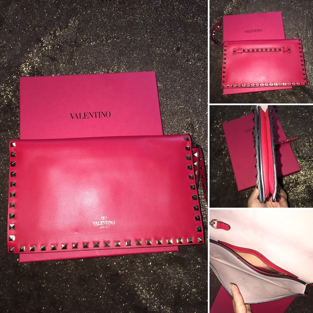 Valentino RockStud Envelope Clutch