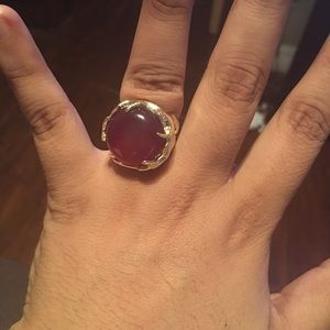 Kendra Scott Pink Agate Shannon Ring