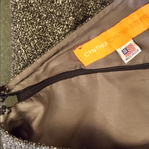 🆕 NWOT Cynthia Steffe tweed diagonal skirt - Picture 7 of 7