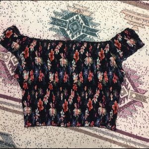 Floral crop top
