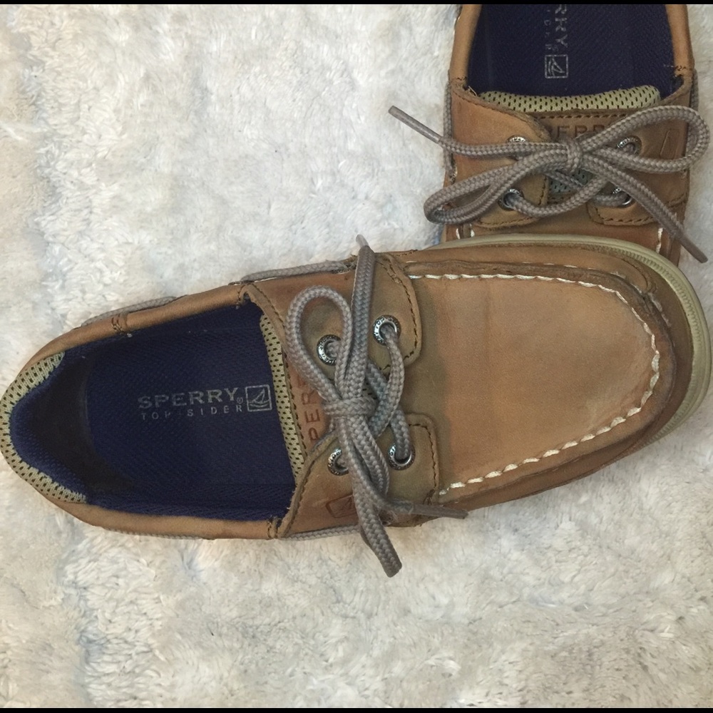 Sperry Top Siders tan leather Billfish loafers!