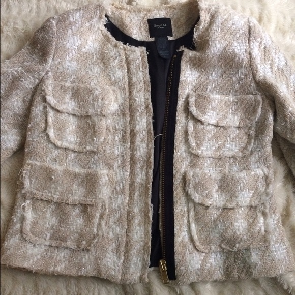 SOLD!! Smythe Gorgeous tweed jacket. Offers!! 💕 - Picture 3 of 7