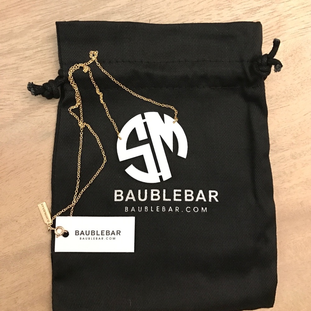 Bauble Bar Acrylic Monogram