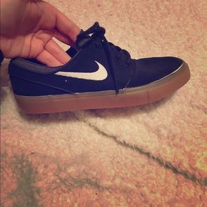 Black Nike shoes