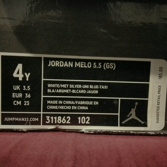 Jordan Melo V.5 size 4y deadstock from 2005 - Picture 2 of 2