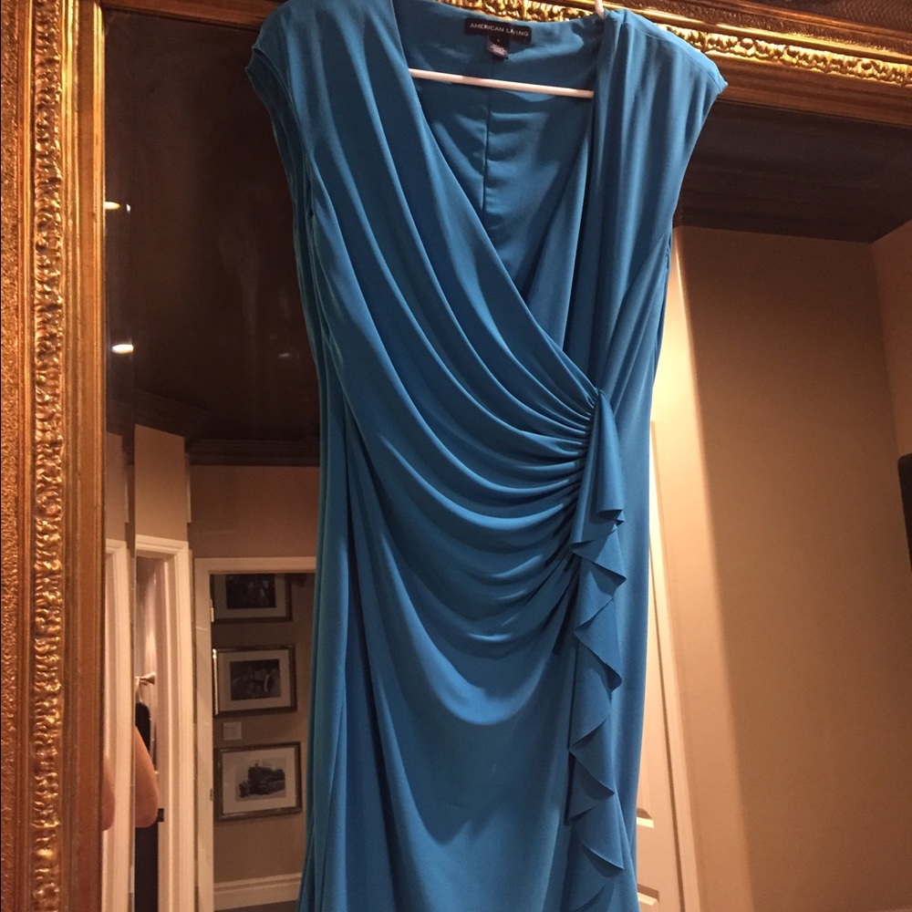 Tiffany blue cocktail dress