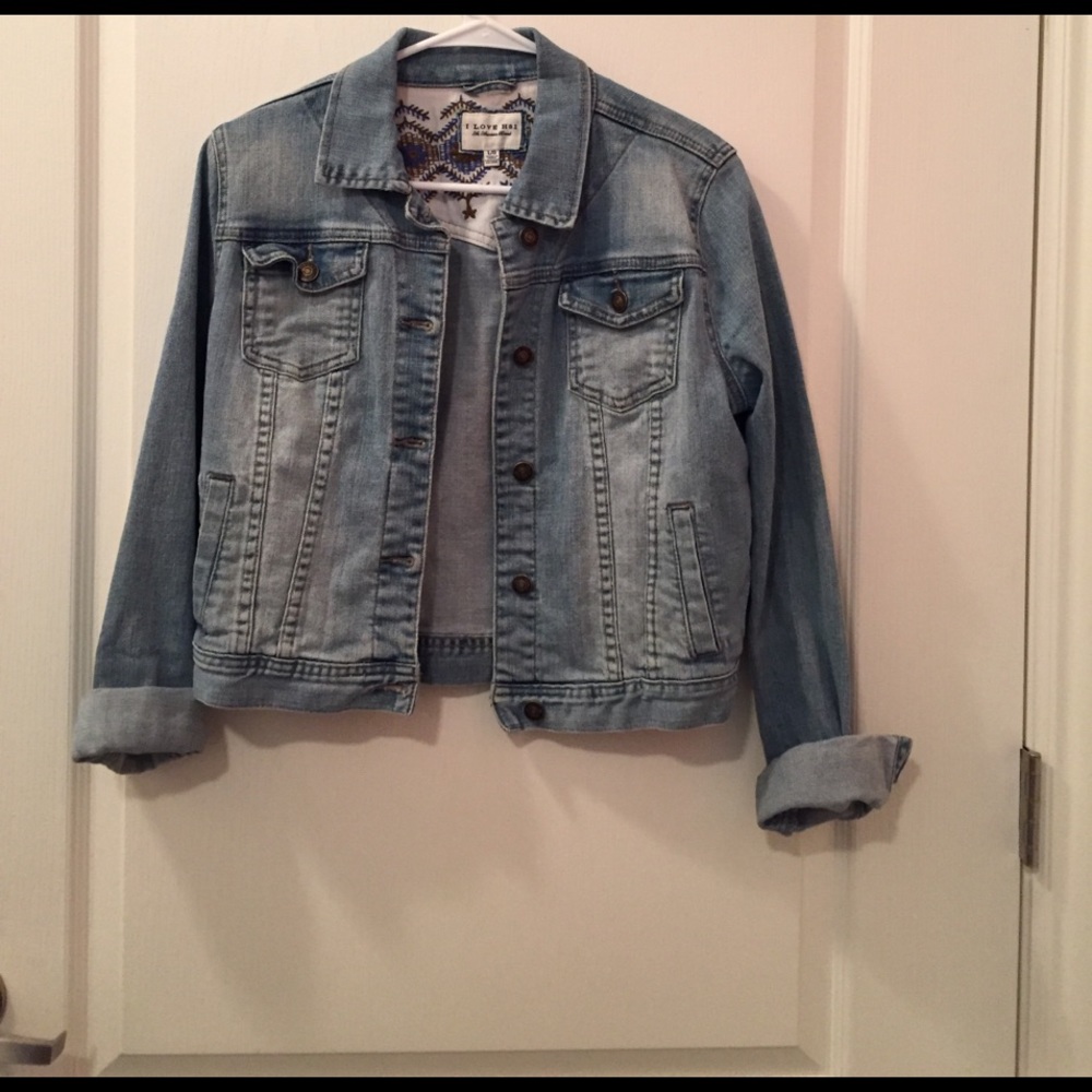 Denim jacket.