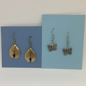 5 for $20 Star and butterfly earrings