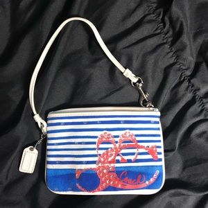 Coach Nautical Wristlet