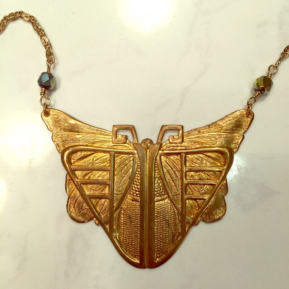 Scarab beetle necklace artist made