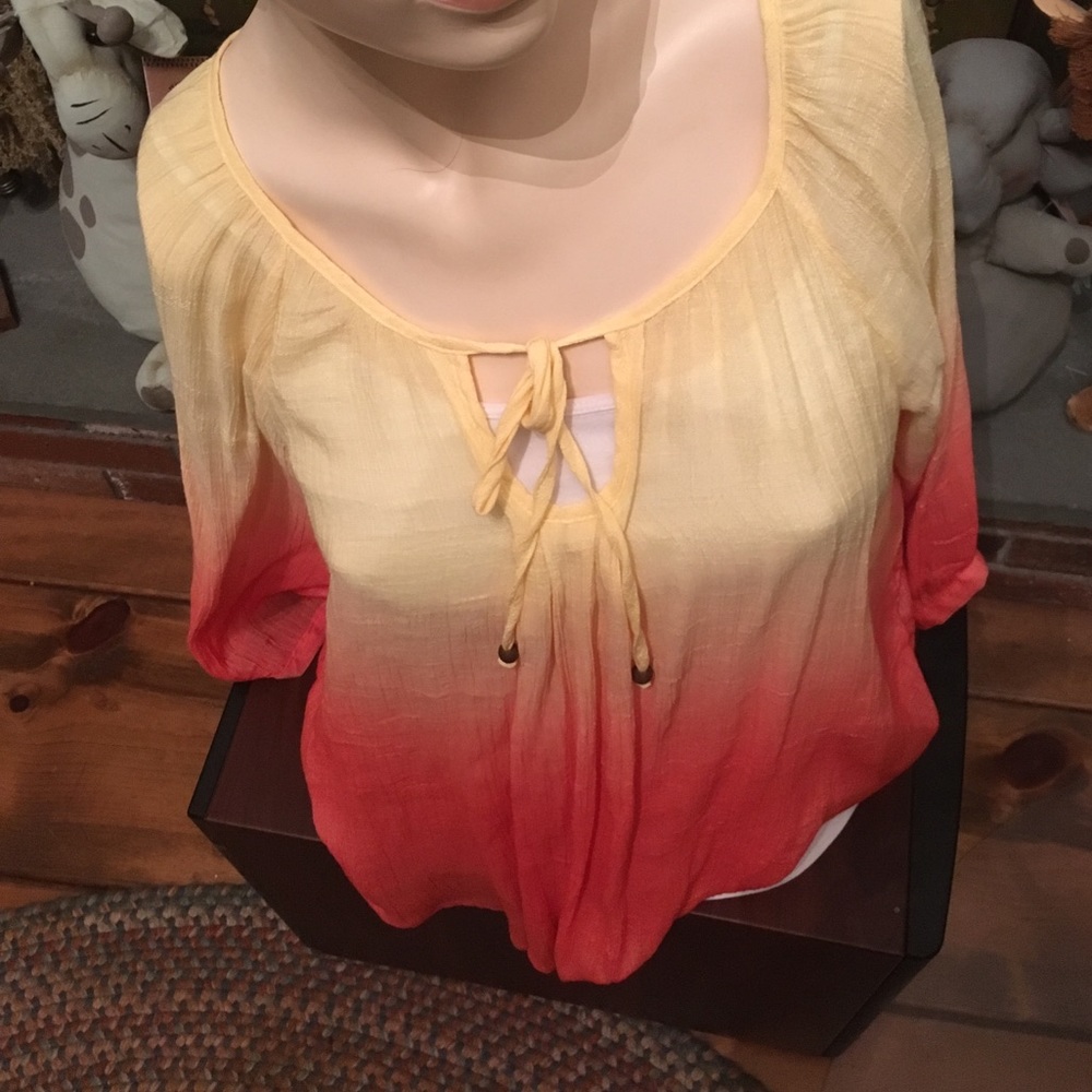 Small ombré shirt beautiful!