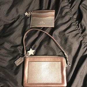 Coach Wristlet & Card Holder