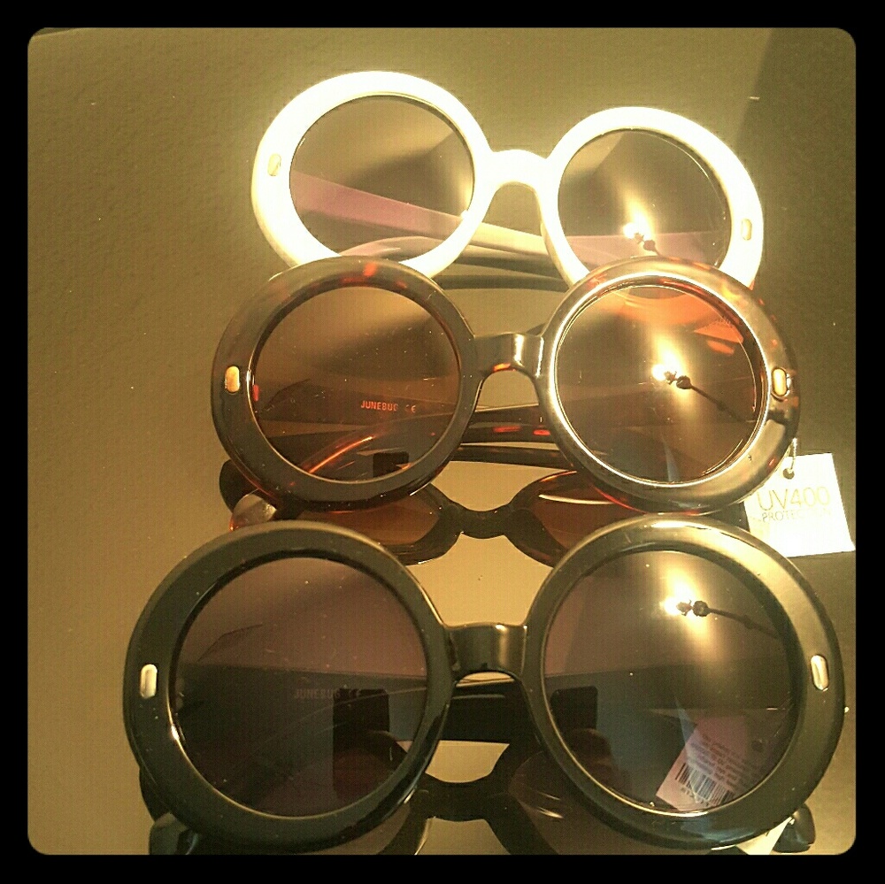 Retro circle sunglasses