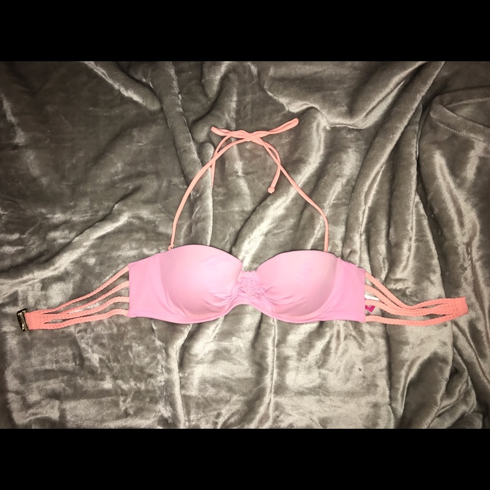 Purple and Coral Victoria's Secret Bikini top