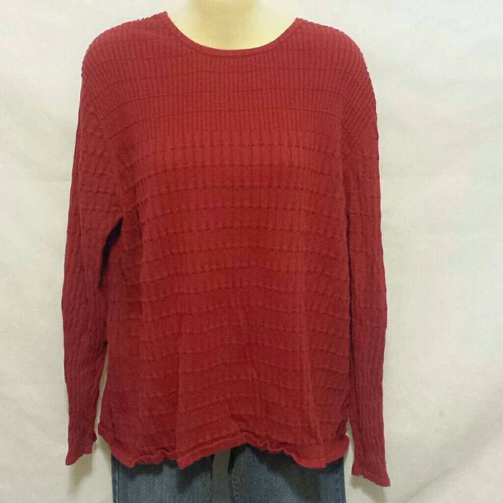 Knit ribbed top