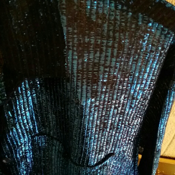 Vintage 80s metallic club shirt - Picture 4 of 6