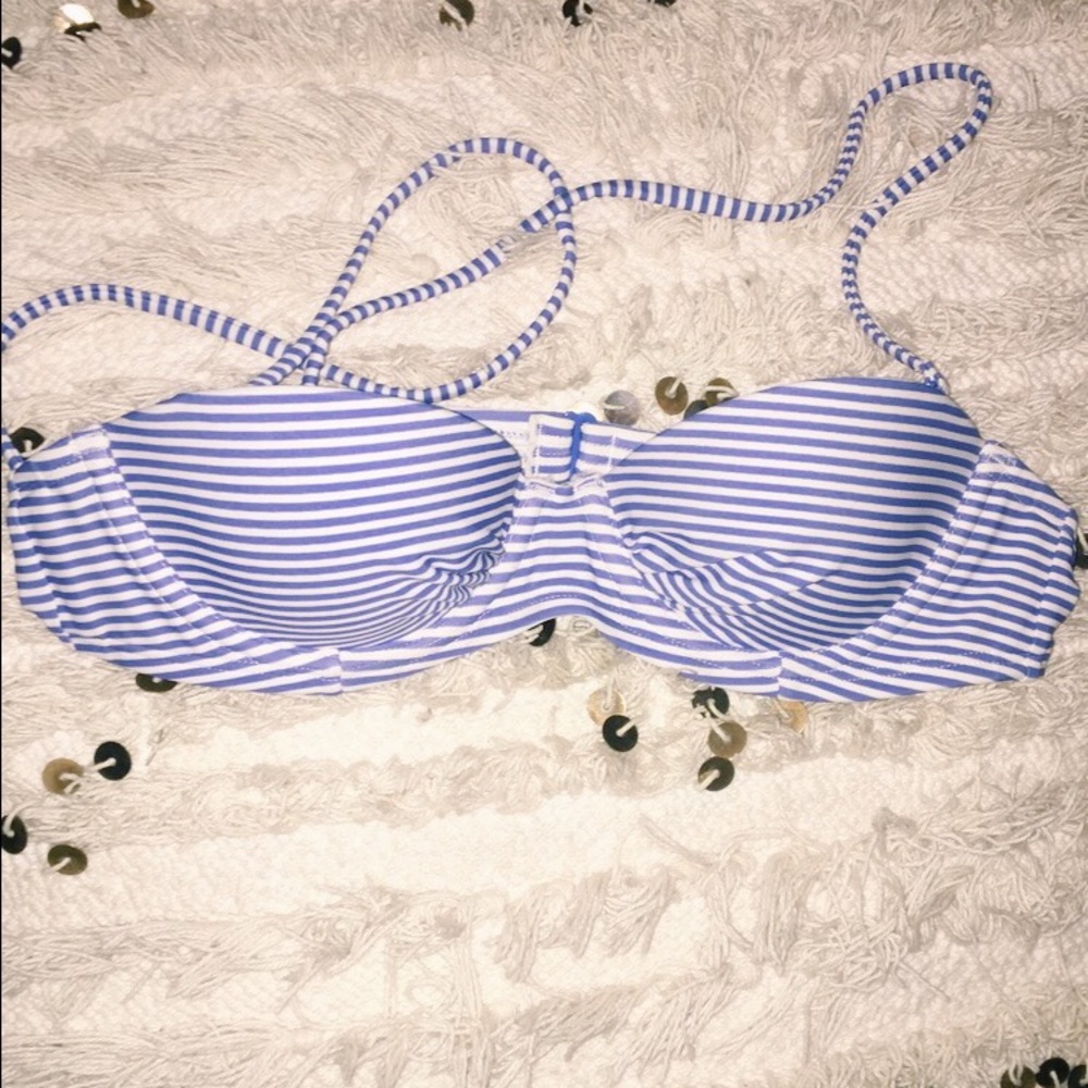 Aerie Stripped Cupped Bathing Suit