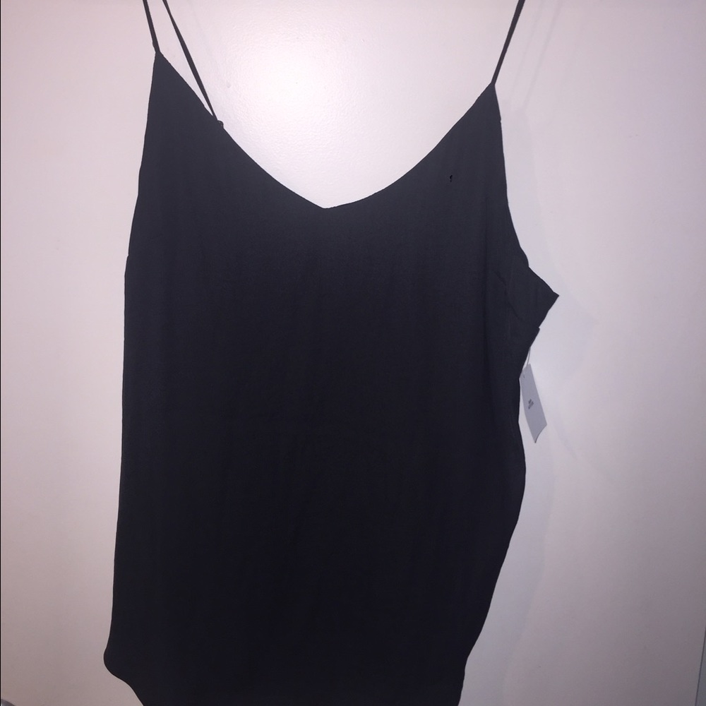 Black tank top