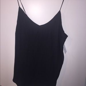 Black tank top