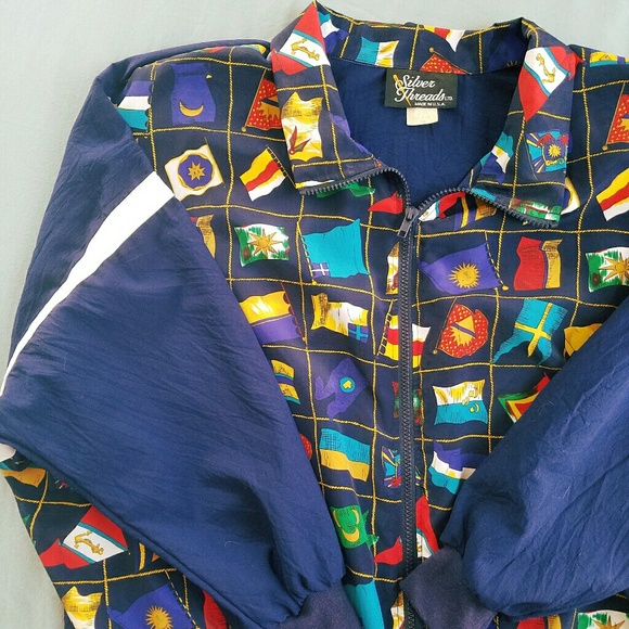 Vtg 80's Windbreaker - Picture 2 of 4