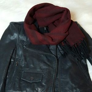 vintage FENDI burgundy maroon warm scarf