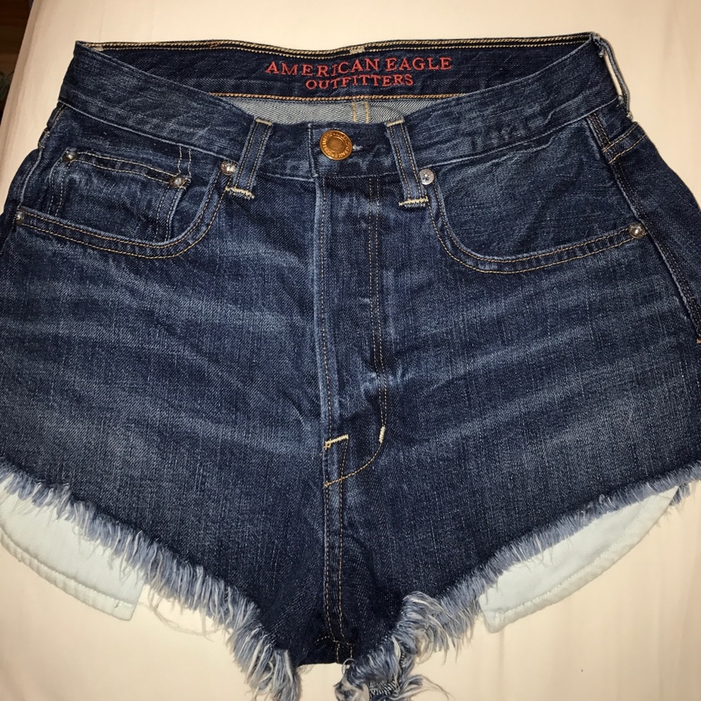 Denim blue limited edition shorts