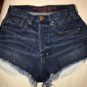 Denim blue limited edition shorts