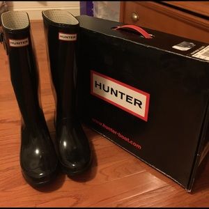 hunter rain boots wide calf