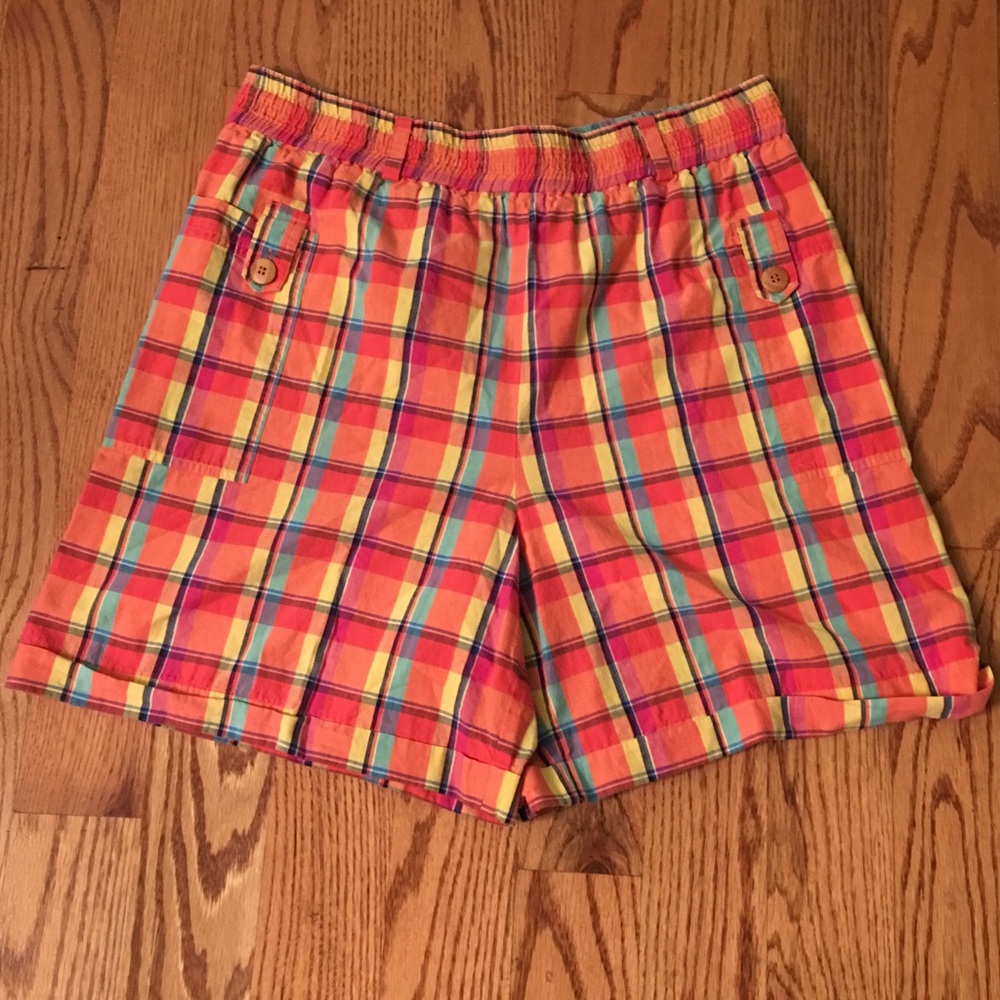 Plaid shorts