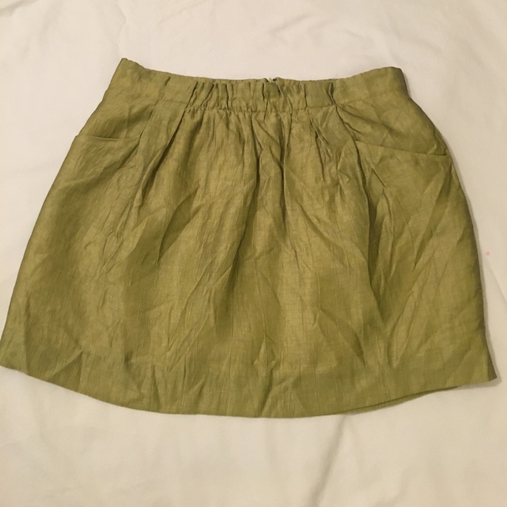 JCrew Green Skirt