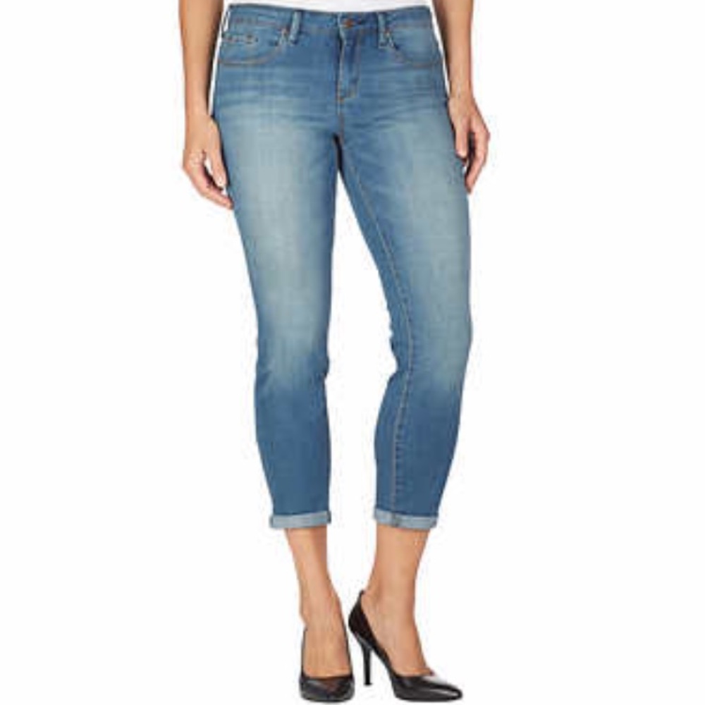 Jessica Simpson Forever Skinny Rolled Crop Jean