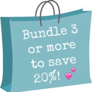 Bundle 3 or more and save 20%!