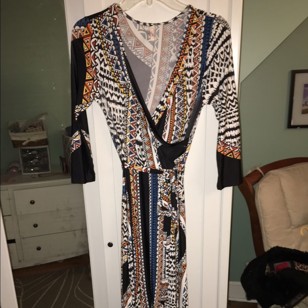 Maxi Wrap Dress