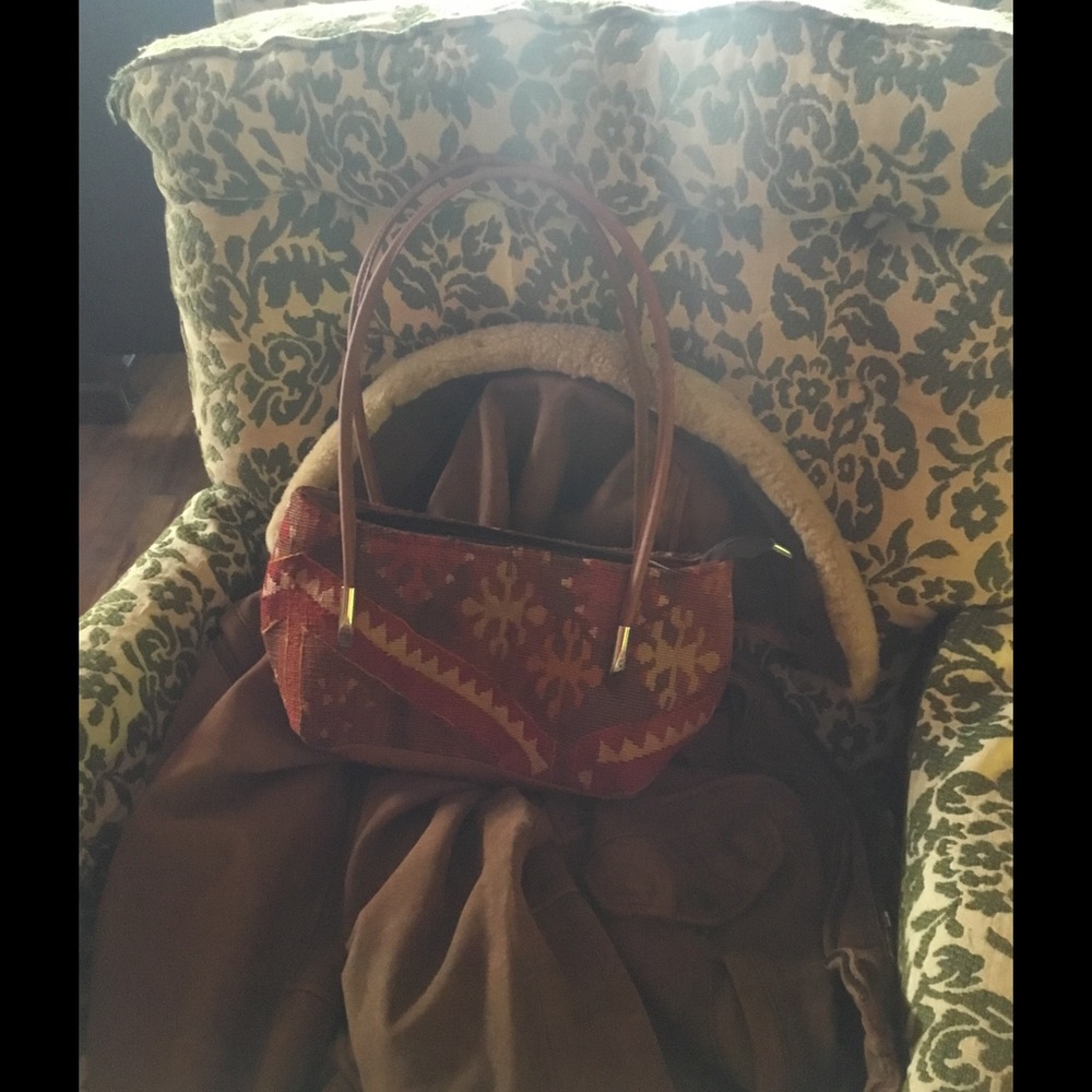 One of a kind small Kilim purse
