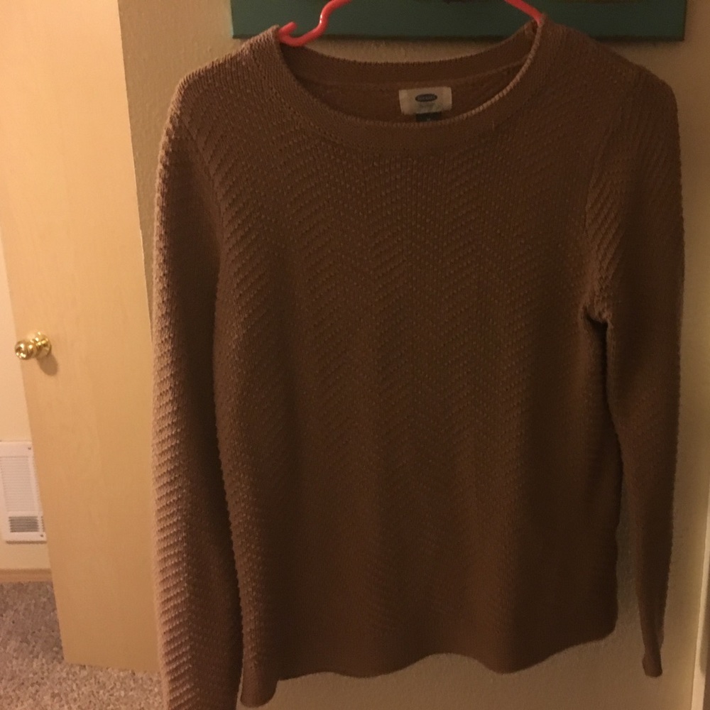 Brown Woven Sweater