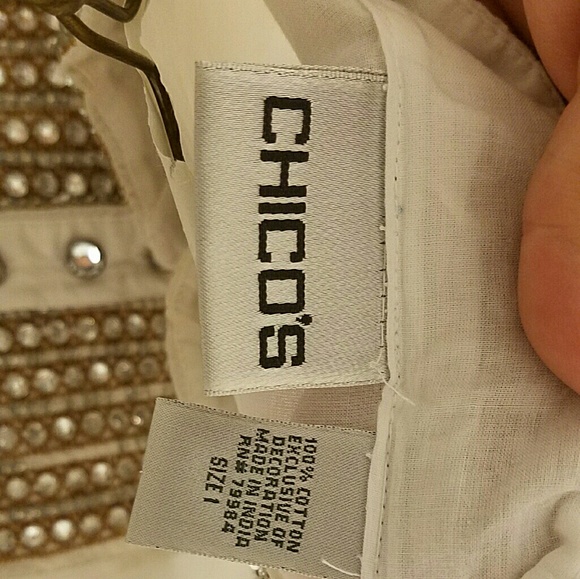 White Chico's Tunic - Picture 5 of 6