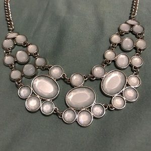 Blue statement necklace