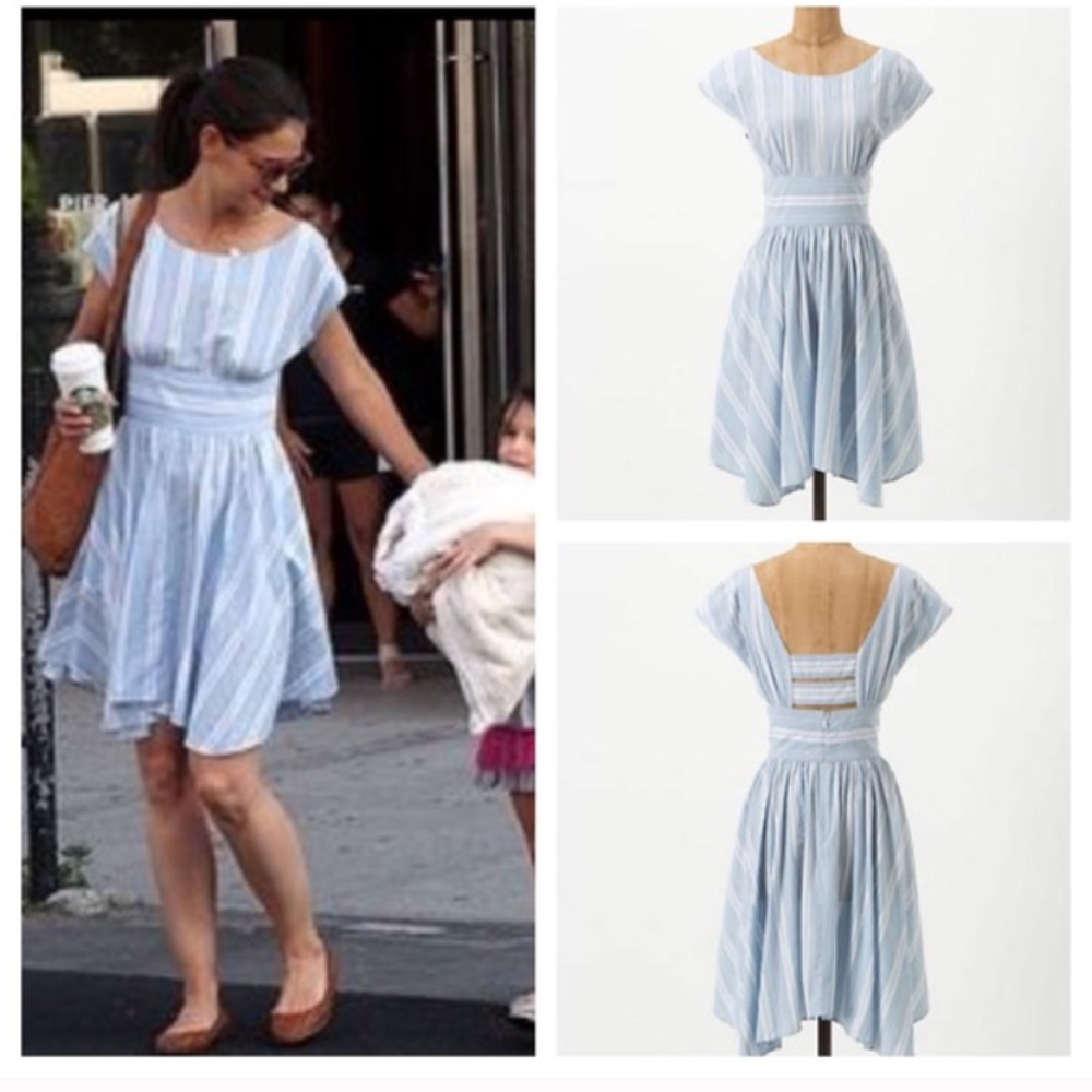 Anthropologie Allegra Boatneck Dress