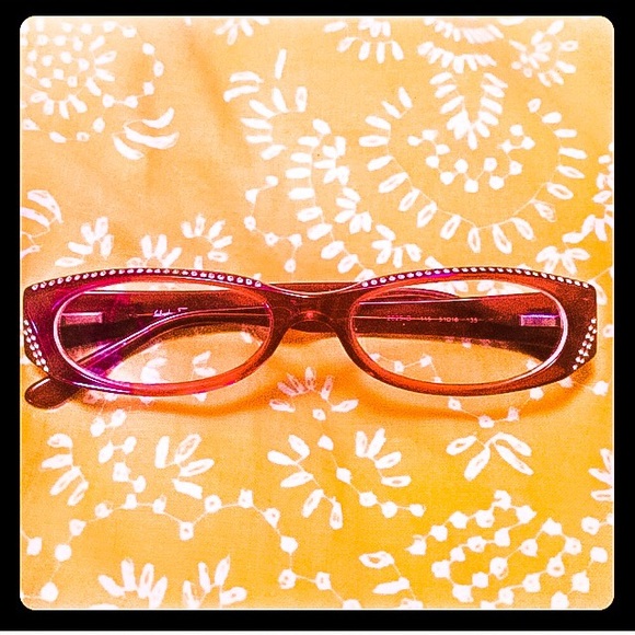 Salvatore Ferragamo red eyeglasses - Picture 3 of 8